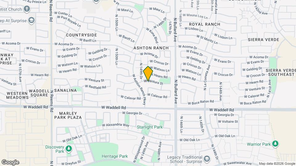 14879 W Ventura St Mapa y Detalles de la Ubicación