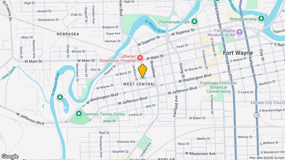 815 W Wayne St, Unit 815 W. Wayne Map and Location Details