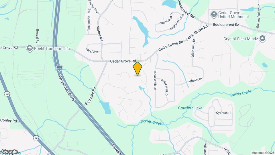 4284 Cedar Lake Cove Map and Location Details