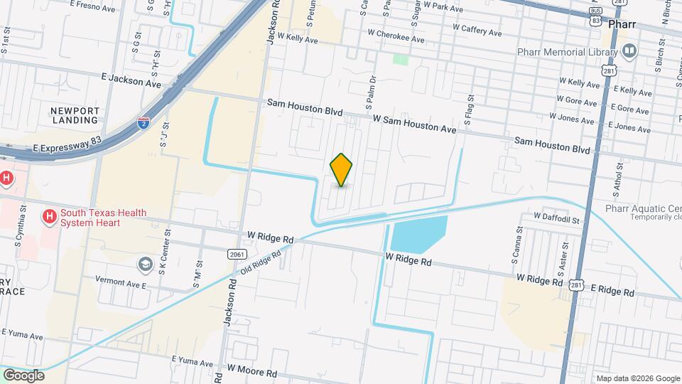 1206 S Palm Dr Mapa y Detalles de la Ubicación