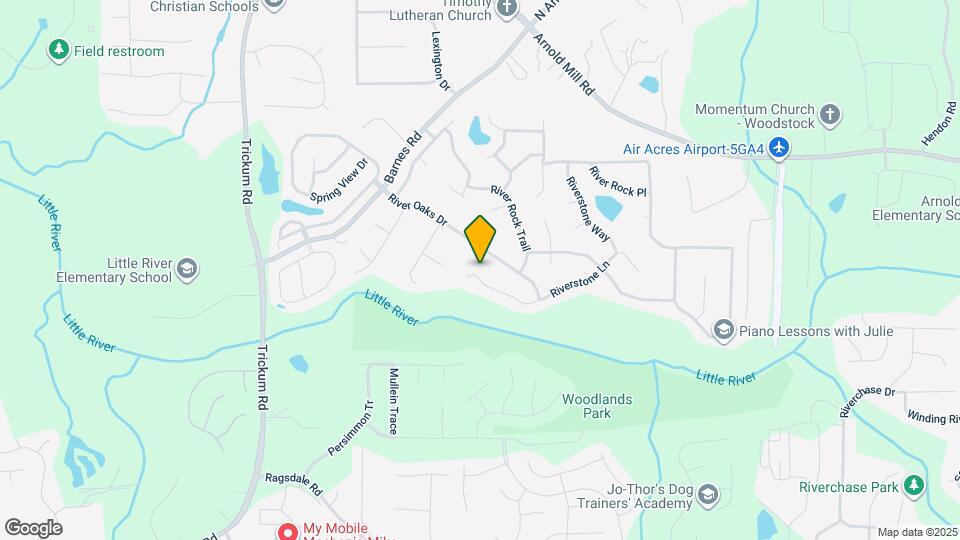 805 Riverstone Ln Map and Location Details