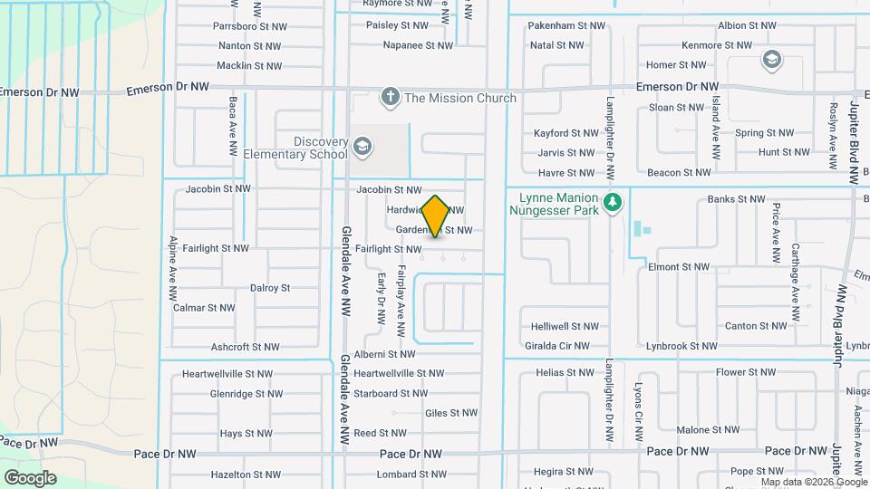 1517 Fairlight St NW Map and Location Details