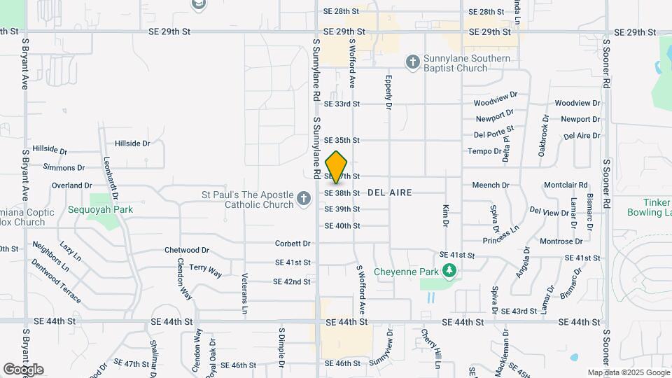 4317 SE 38th St Map and Location Details