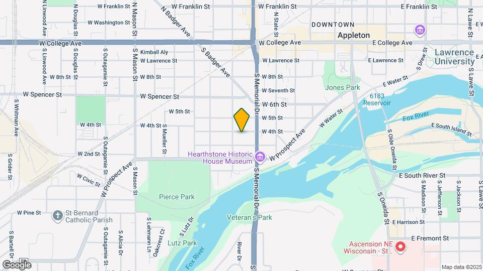 733 W 4th St Map and Location Details