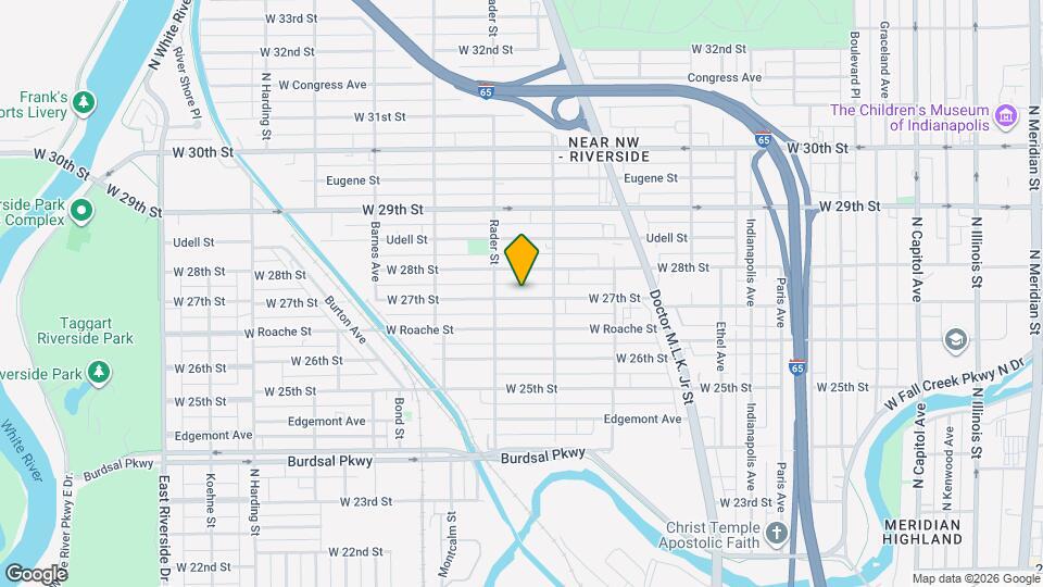 942 W 27th St Map and Location Details