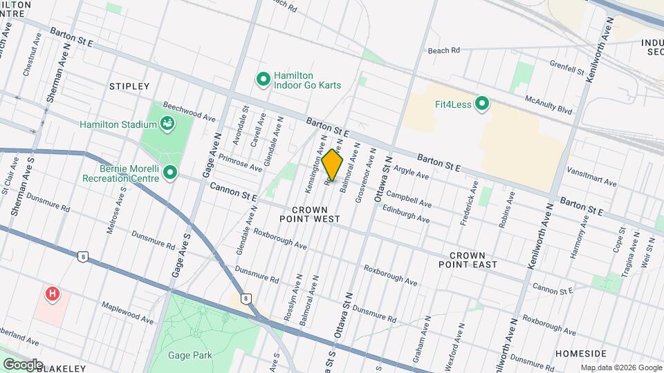 212 Rosslyn Ave N Map and Location Details