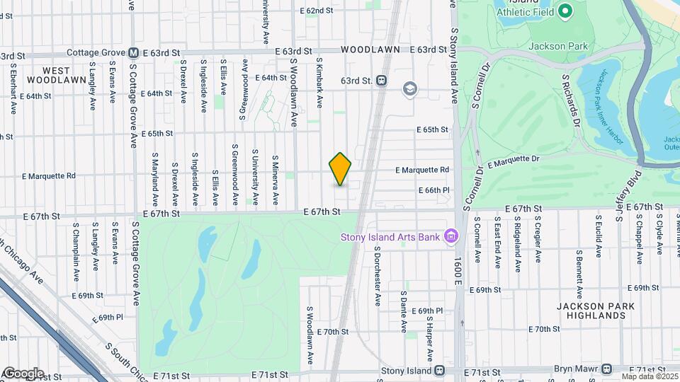 6626 S Kenwood Ave Map and Location Details