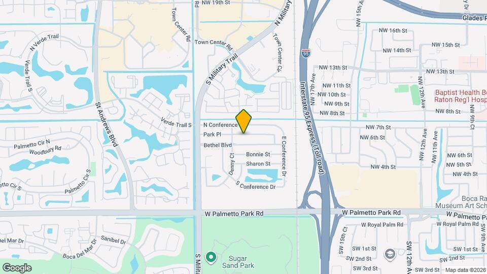 2056 Park Pl Map and Location Details