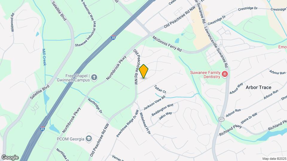 675 Manor Glen Dr Map and Location Details