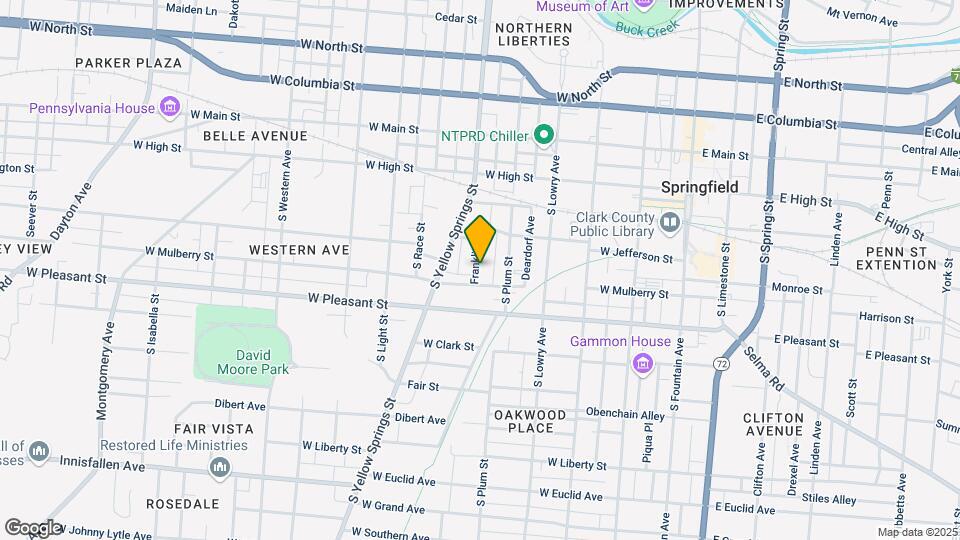 322 Franklin St Map and Location Details