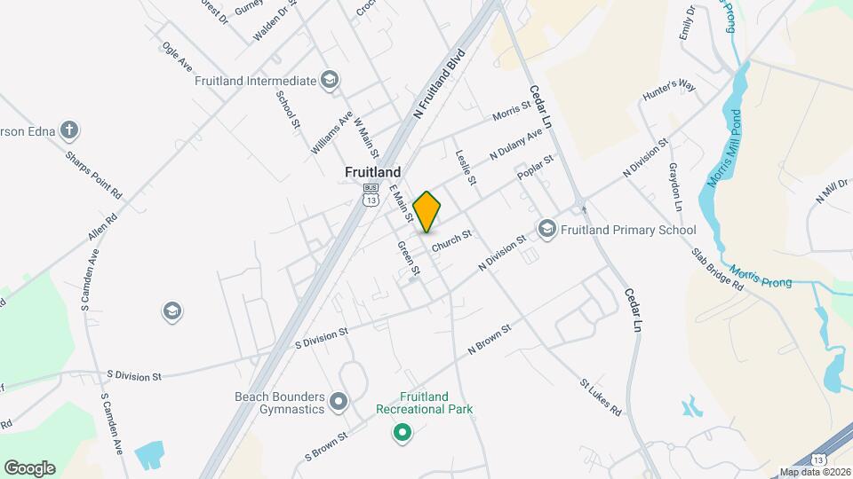 303 E Main St Map and Location Details