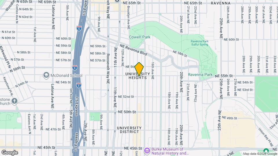 5268 University Wy NE Map and Location Details