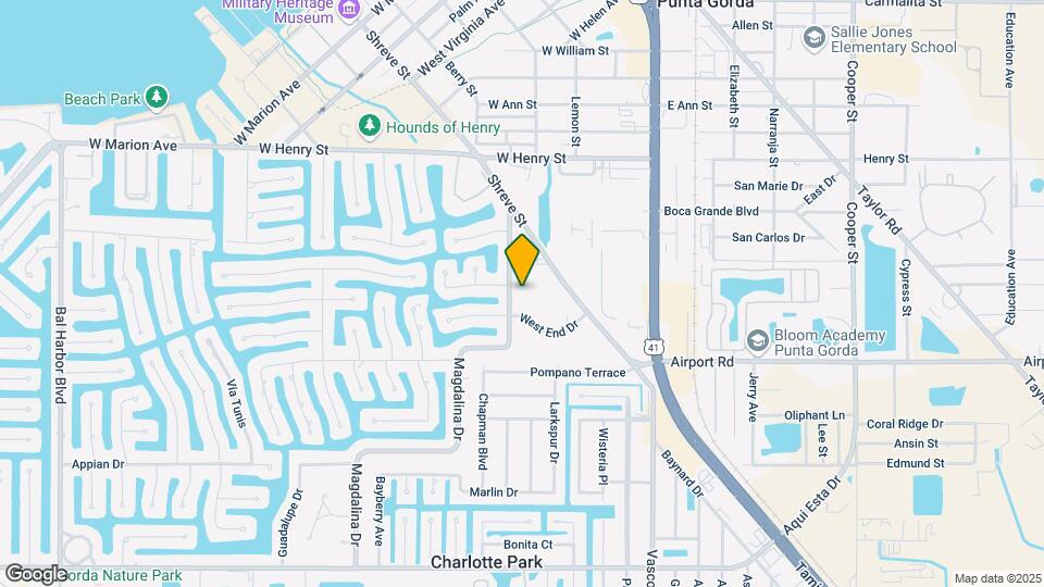 240 West End Dr Map and Location Details