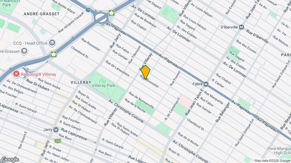 7590 Rousselot Rue Map and Location Details