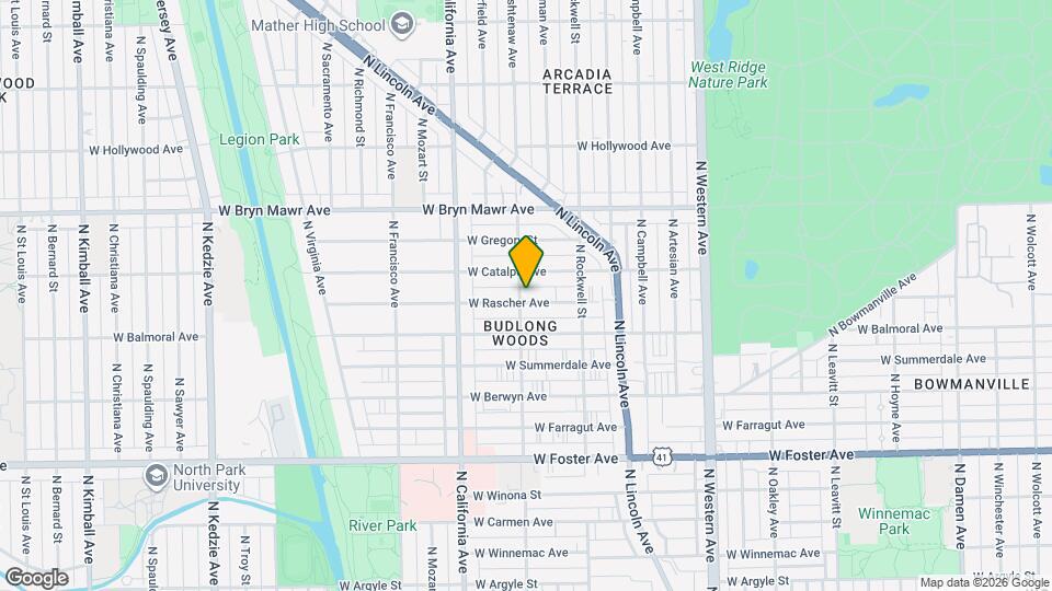 2654 W Rascher Ave, Unit Apt 303 Map and Location Details