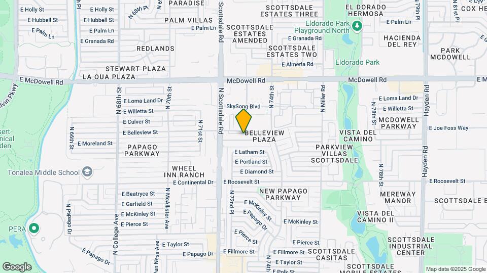 7232 E Belleview St Map and Location Details