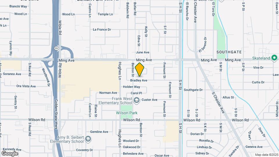 2204 Bradley Ave Map and Location Details