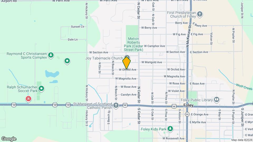 519 W Orchid Ave Map and Location Details