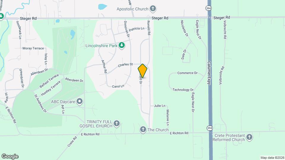 3601 Edward Dr Map and Location Details