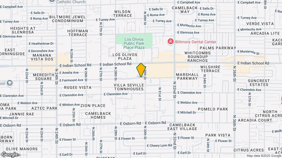 The Dexter Townhomes Mapa y Detalles de la Ubicación