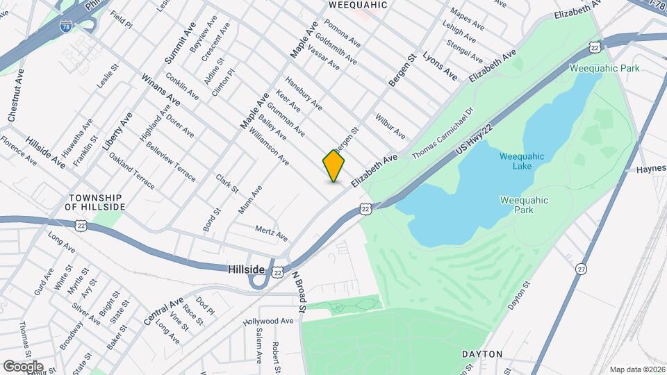 Broad Street Apartments Mapa y Detalles de la Ubicación