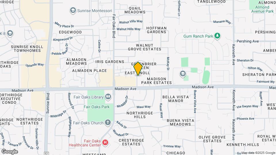 5450 E Knoll Dr Map and Location Details