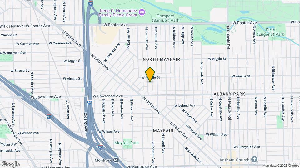 4839 N Kenneth Ave, Unit # 1 Map and Location Details