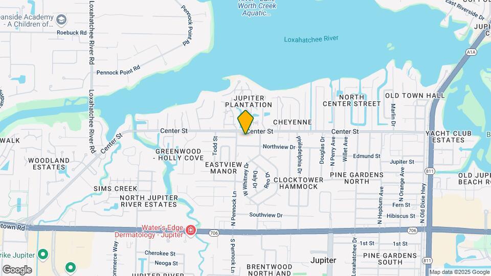 836 Center St-Unit -1 Map and Location Details