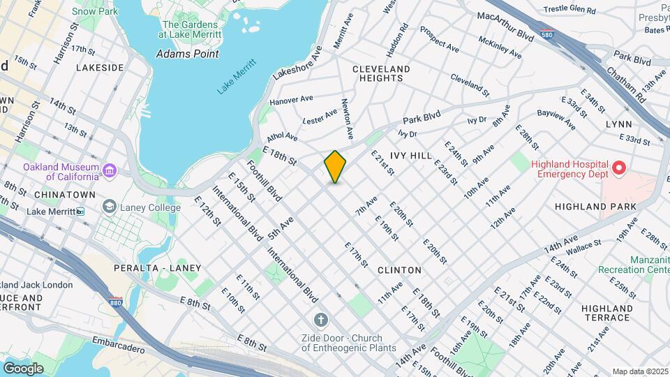 1820 5th Ave Mapa y Detalles de la Ubicación