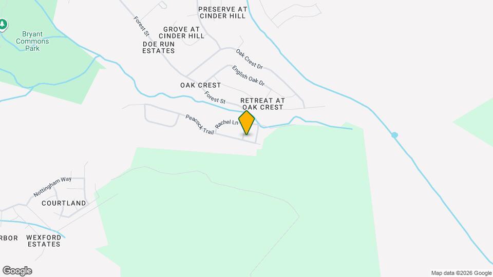 1206 Peacock Trail Map and Location Details