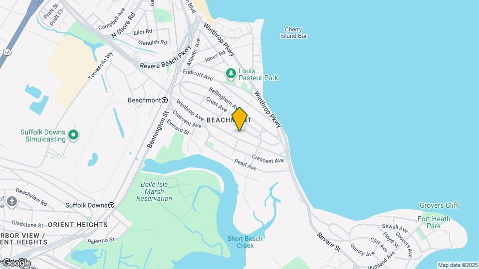 890 Winthrop Ave Map and Location Details