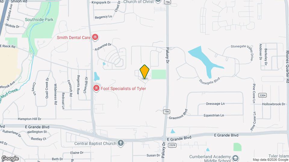 1767 Eaglewood Drive Map and Location Details