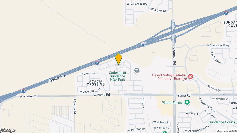 23942 W Lasso Ln Map and Location Details