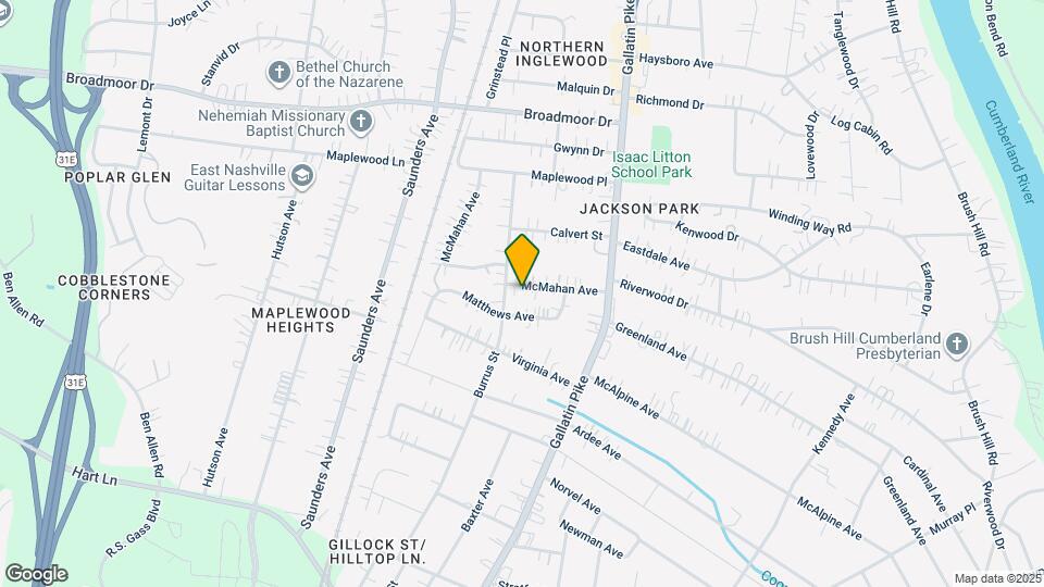 1006 McMahan Ave Map and Location Details