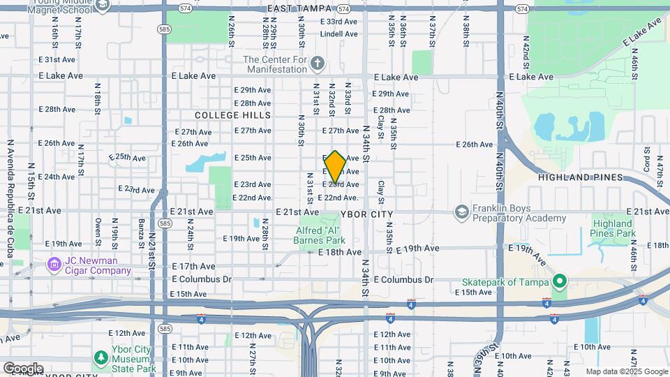 3207 E 23rd Ave Map and Location Details