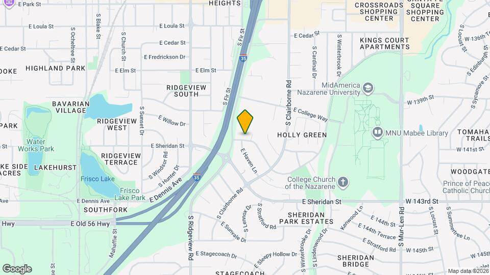 1410 E Willow Dr Map and Location Details