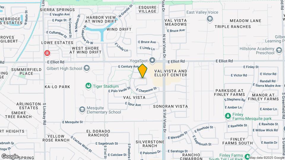 1453 E Sierra Madre Ave Map and Location Details