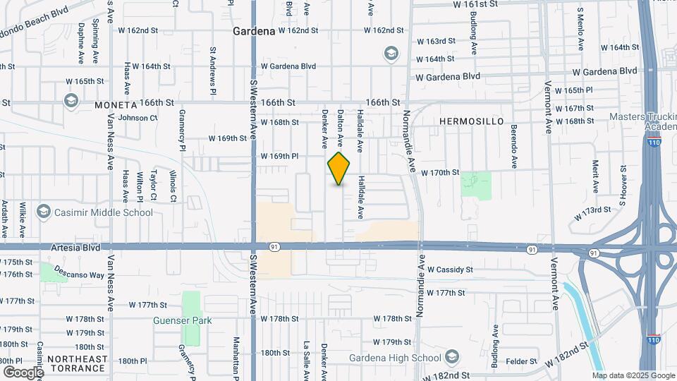 17055 Dalton Ave, Unit 5 Map and Location Details