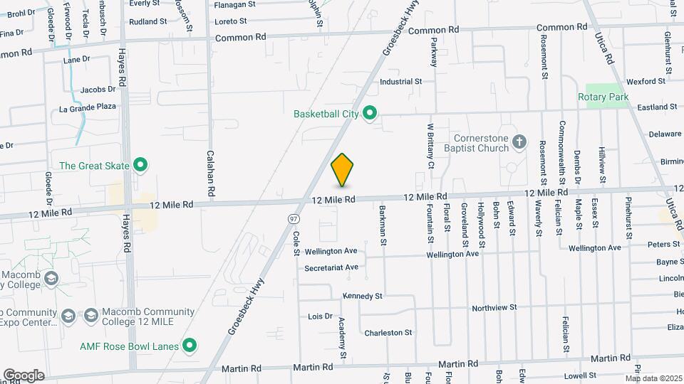 16253-16281 E 12 Mile Rd Mapa y Detalles de la Ubicación