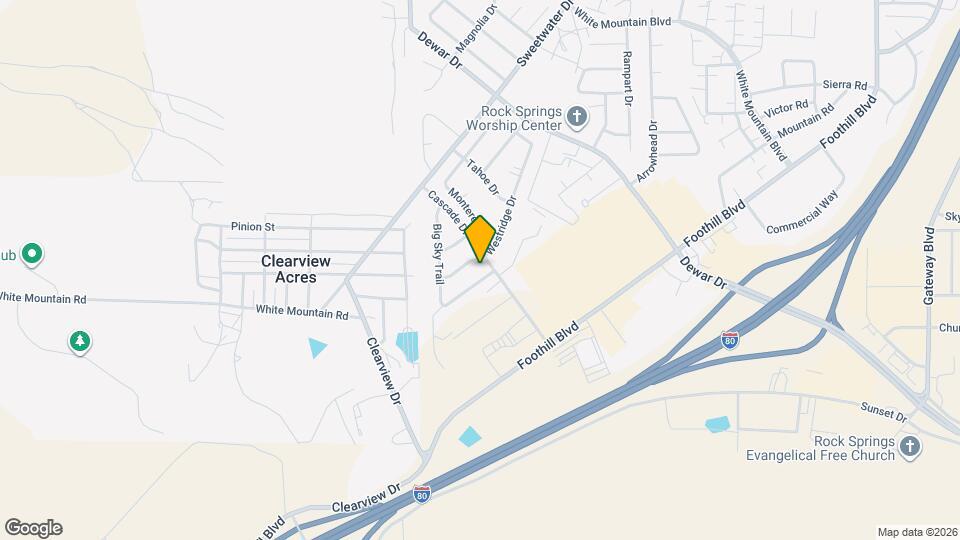 2412 Bitter Creek Trail Map and Location Details