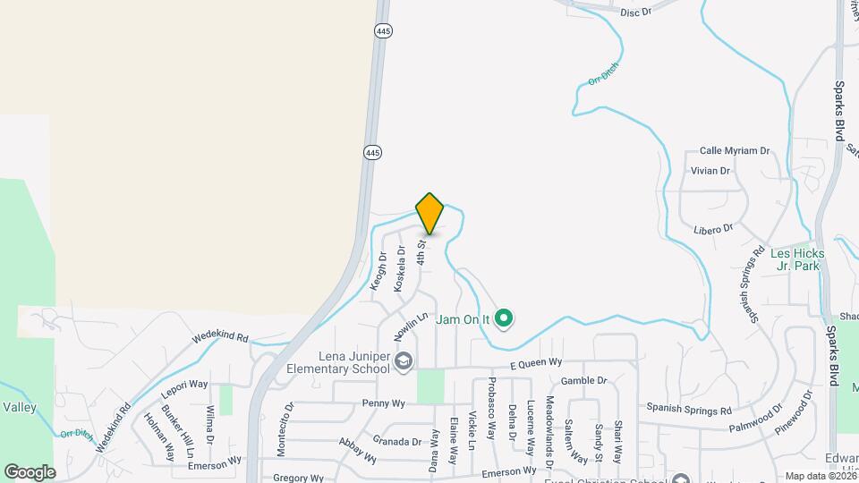 3686 4th St Map and Location Details