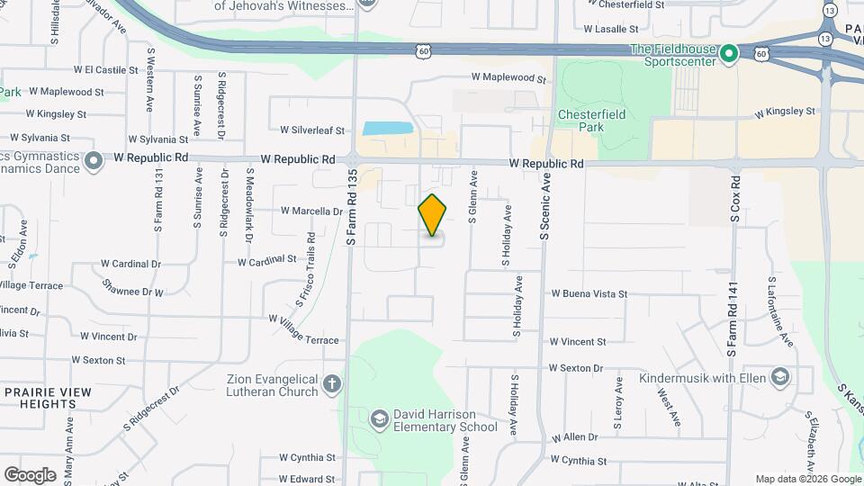 2957 W Cardinal St Map and Location Details