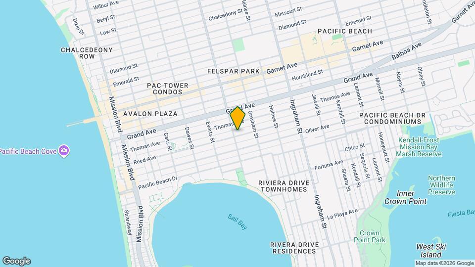 4253 Fanuel St Map and Location Details