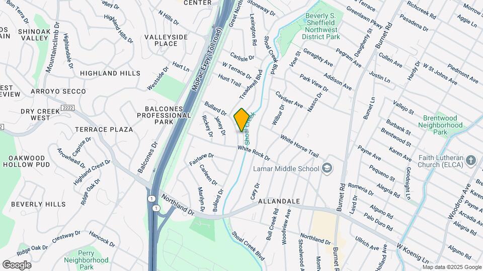 6109 Bullard Dr Map and Location Details