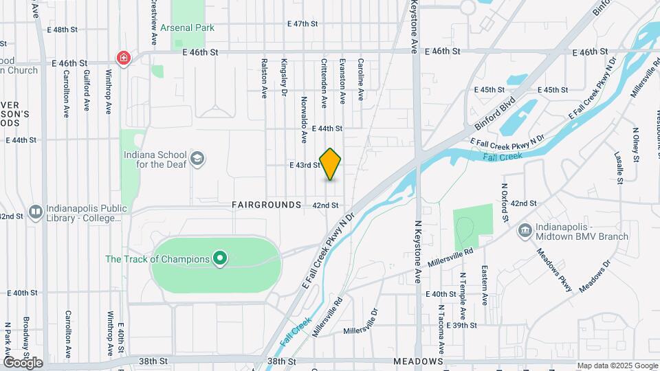 4233 Crittenden Ave, Unit 4233 Map and Location Details