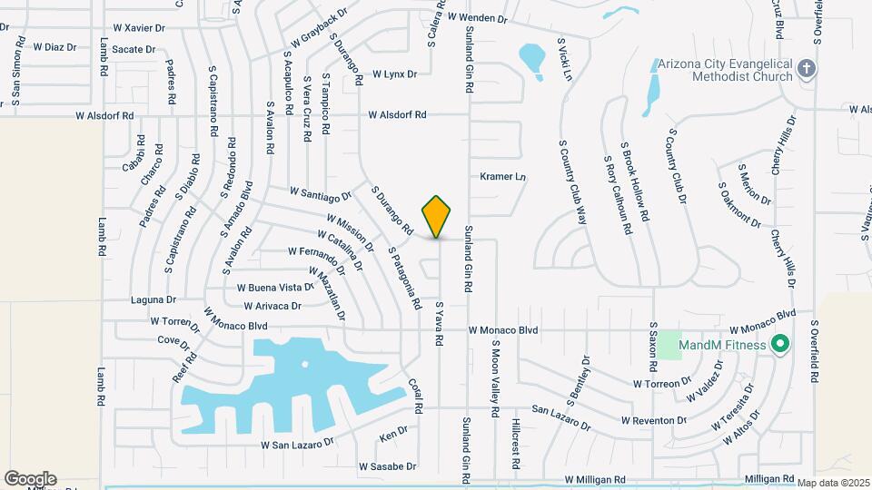 15054 S Yava Rd Map and Location Details