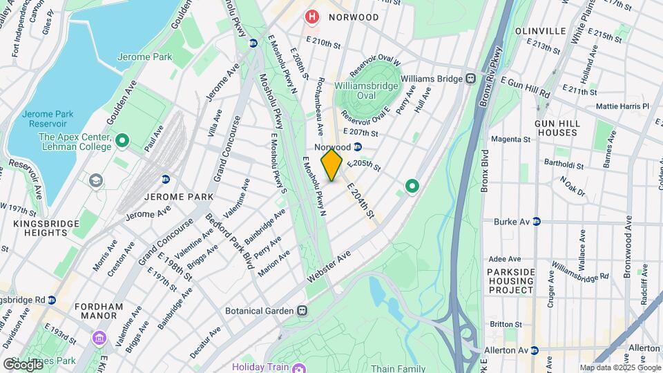 3050 Bainbridge Ave Mapa y Detalles de la Ubicación