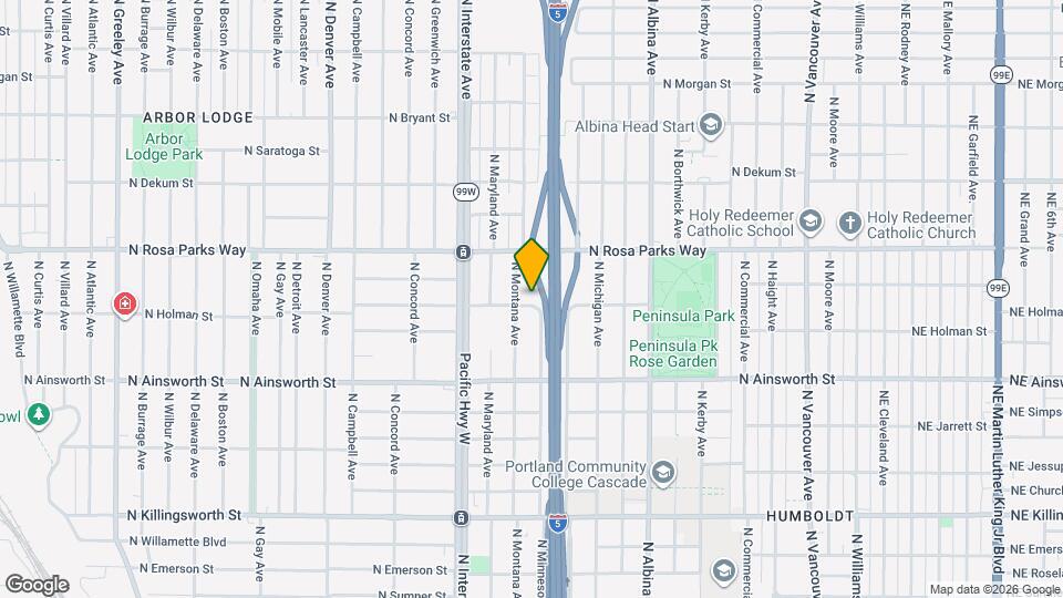 1215 N Holman St Map and Location Details