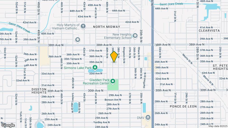3421 39th St N Map and Location Details
