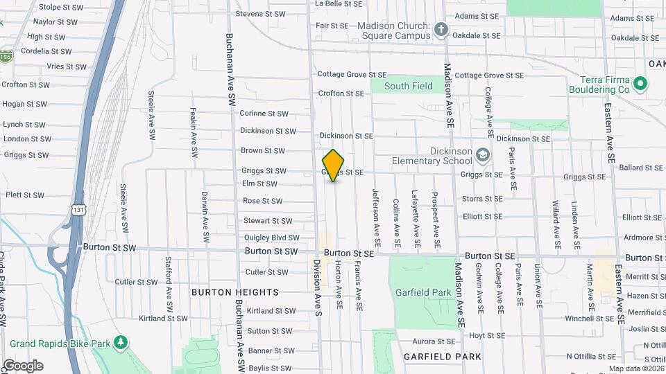 1821 Horton Ave SE Map and Location Details